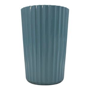 VASO CANELADO AZUL GRIS
