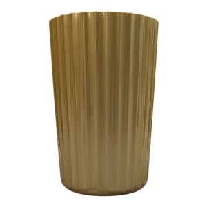 VASO CANELADO DOURADO
