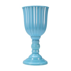 VASO DUBAI GDE AZUL CLARO