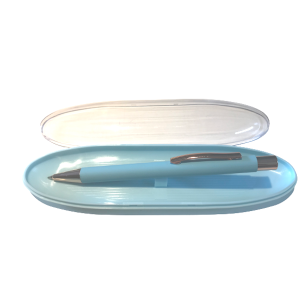 CANETA LUXO AZUL CLARA