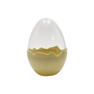 OVO ACRILICO 12CM BEGE