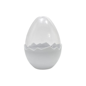 OVO ACRILICO 12CM BRANCO