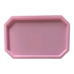 MINI BANDEJA LAPIDADA 19X13 ROSA BB