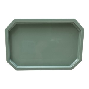 MINI BANDEJA LAPIDADA 19X13 VERDE EUCALIPTO