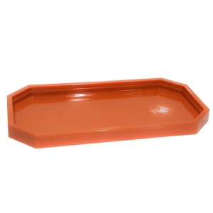 BANDEJA LAPIDADA 30X16 TERRACOTA